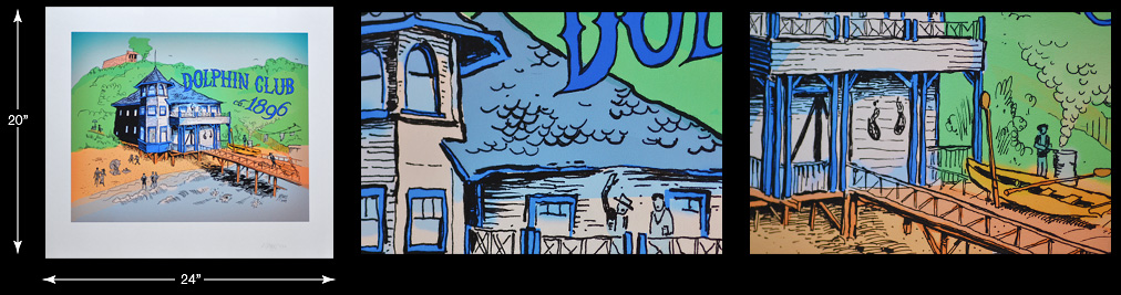 silver Surfer Detroit Print details